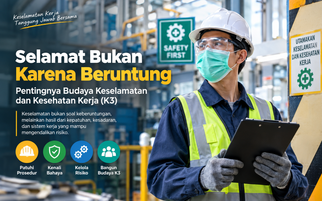 Selamat Bukan Karena Beruntung: Pentingnya Budaya Keselamatan dan Kesehatan Kerja