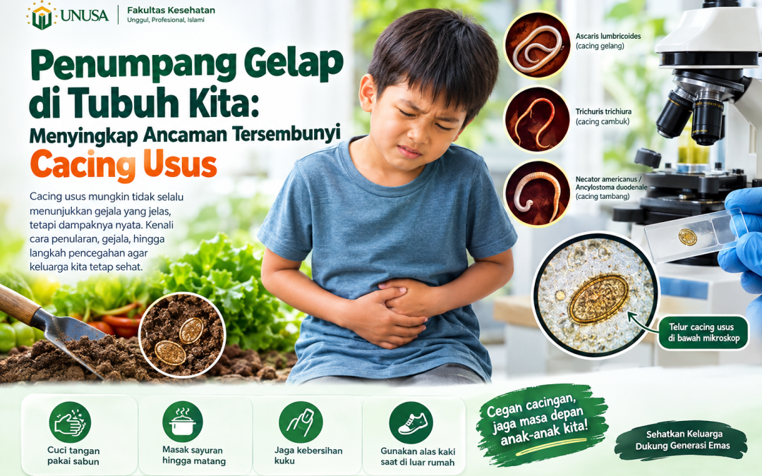 Cacingan Bukan Penyakit Sepele: Kenali Bahaya Cacing Usus dan Cara Mencegahnya