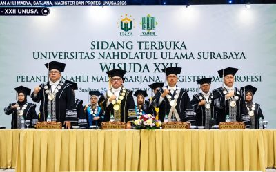 Wisuda ke-22 UNUSA Tahun 2026, Rektor Tekankan Integritas, Adab, dan Empati